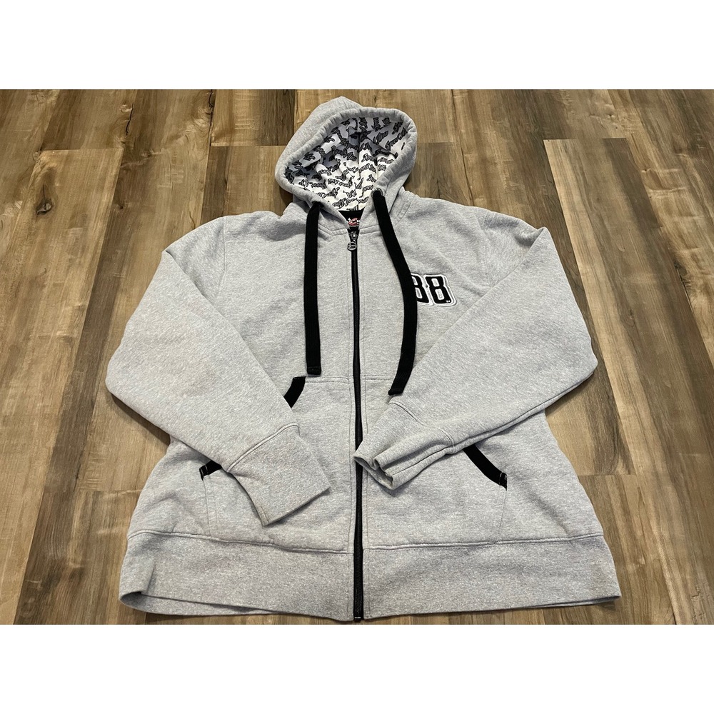 NASCAR Chase Authentics Speed Diva #88 Dale Jr Full Zip Hoodie Women's L / XL
